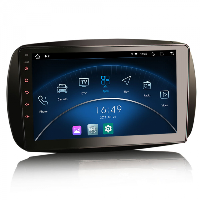 Navigatie auto, Pachet dedicat  Mercedes-Benz SMART DAB+, 9 Inch, Android 11. [4]