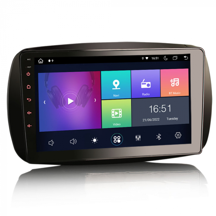 Navigatie auto, Pachet dedicat  Mercedes-Benz SMART DAB+, 9 Inch, Android 11. [3]