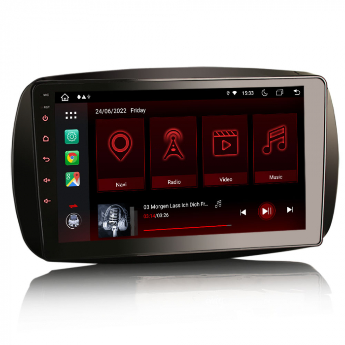 Navigatie auto, Pachet dedicat  Mercedes-Benz SMART DAB+, 9 Inch, Android 11. [2]