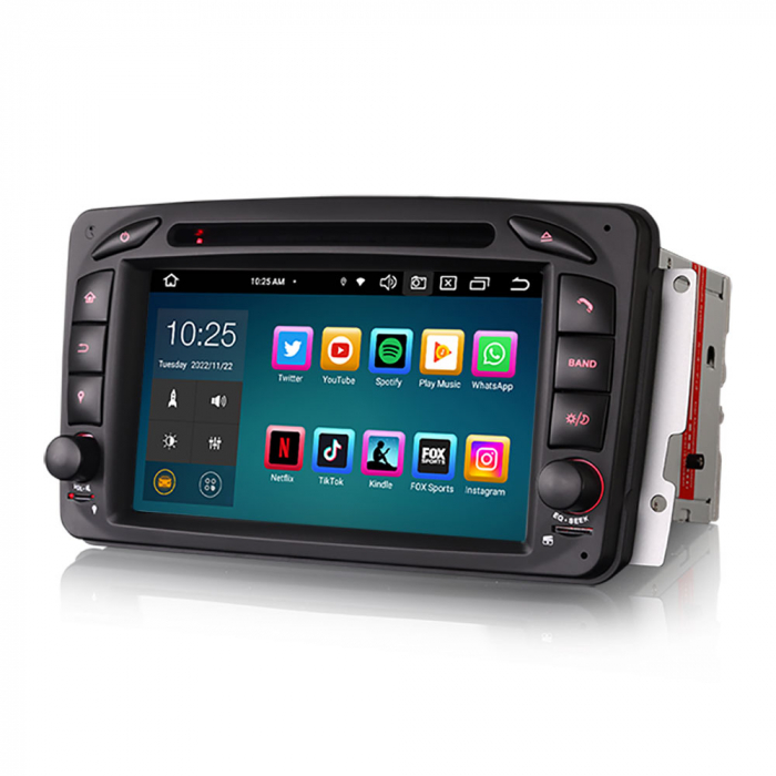 Navigatie auto, Pachet dedicat Mercedes Benz Viano Vito G-Class W463 C-Class W203 CLK W209, Android 13 [4]