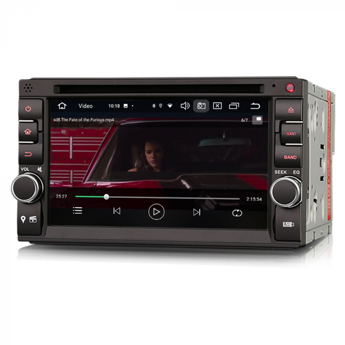 Navigatie auto 2din universal , Pachet dedicat Nissan, 6.2 inch, Android 12 [7]