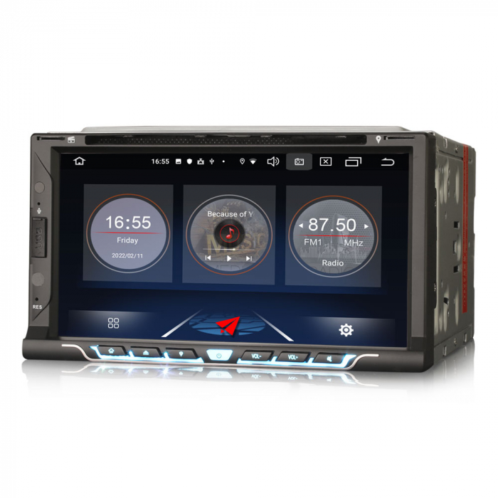 Navigatie auto, Pachet dedicat Nissan, 6.2 inch, Android 11, Quad Core [4]