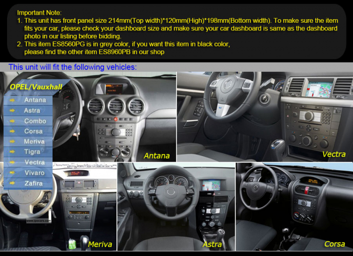 Navigatie auto, Pachet dedicat Opel Astra Combo Signum Corsa, Android 13 [12]
