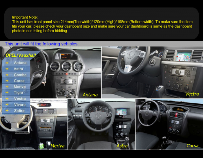 Navigatie auto, Pachet dedicat Opel Meriva Zafira Vivaro Tigra, 8 Inch, Android 13 [11]