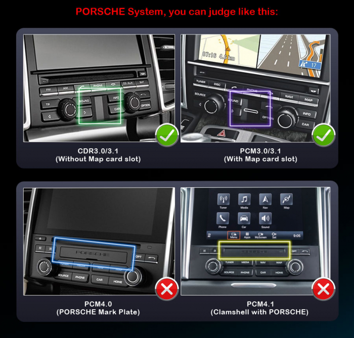 Navigatie auto, Pachet dedicat Porsche Cayman/Boxster/718/911/981/997, Android 13 [14]