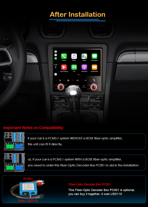 Navigatie auto, Pachet dedicat Porsche Cayman/Boxster/718/911/981/997, Android 13 [12]