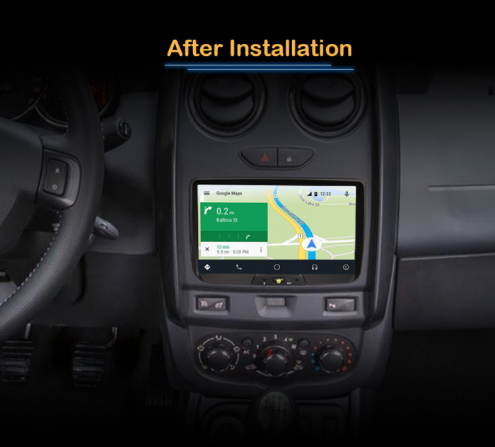 Navigatie auto, Pachet dedicat Renault Dacia Duster Logan Sandero Dokker,  Android 13 [11]