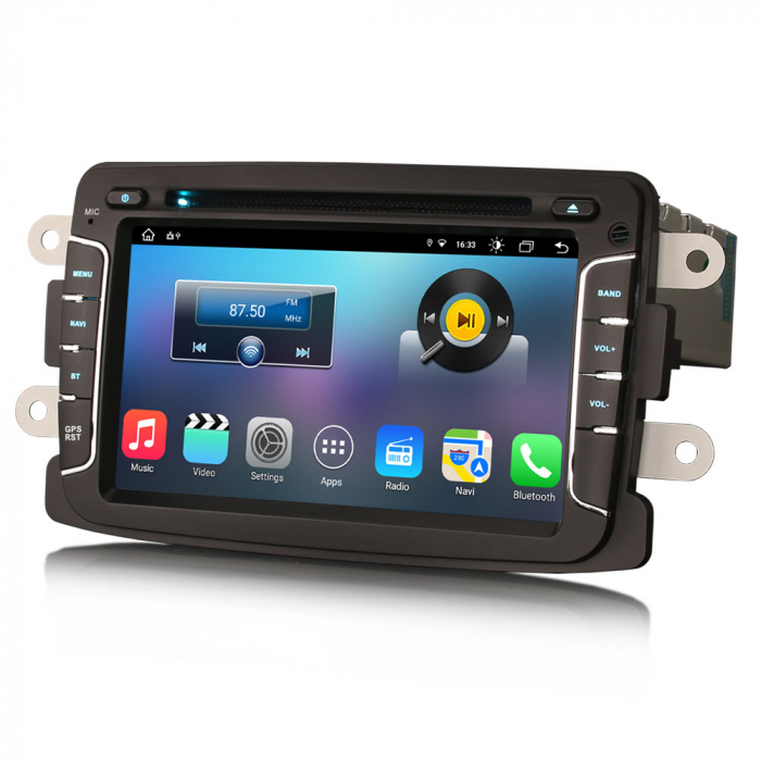 Navigatie auto, Pachet dedicat Renault/Dacia Duster Sandero Logan Lada Xray ,7 inch, Android 11, Octa Core [5]