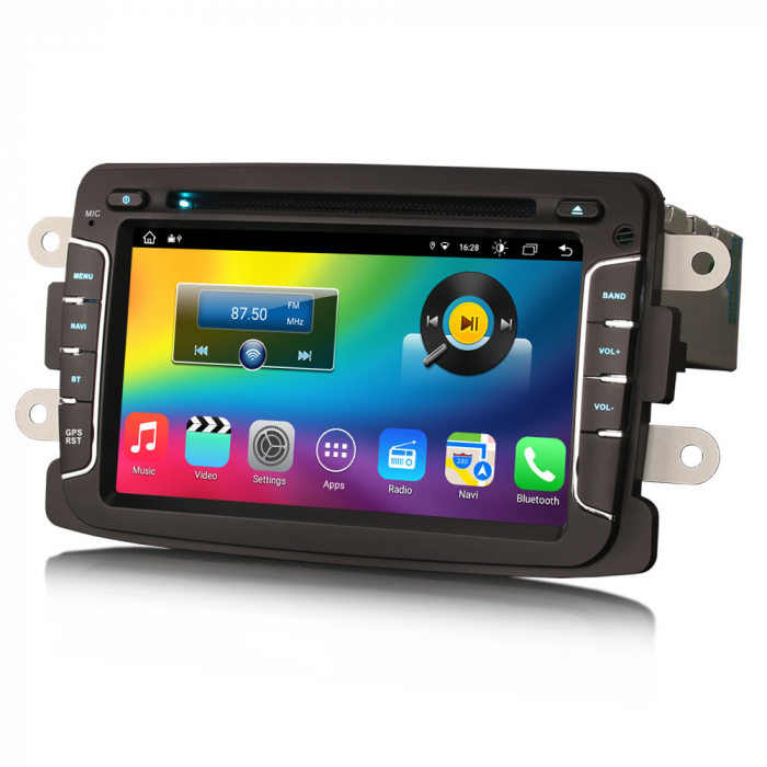 Navigatie auto, Pachet dedicat Renault/Dacia Duster Sandero Logan Lada Xray ,7 inch, Android 11, Octa Core [2]