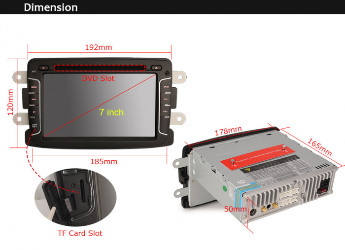 Navigatie auto, Pachet dedicat Renault/Dacia Duster Sandero Logan Lada Xray ,7 inch, Android 11, Octa Core [24]