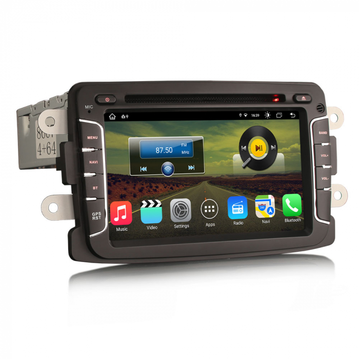Navigatie auto, Pachet dedicat Renault/Dacia Duster Sandero Logan Lada Xray ,7 inch, Android 11, Octa Core [10]