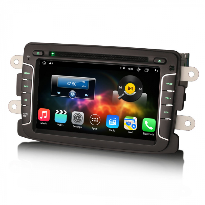 Navigatie auto, Pachet dedicat Renault/Dacia Duster Sandero Logan Lada Xray ,7 inch, Android 11, Octa Core [6]