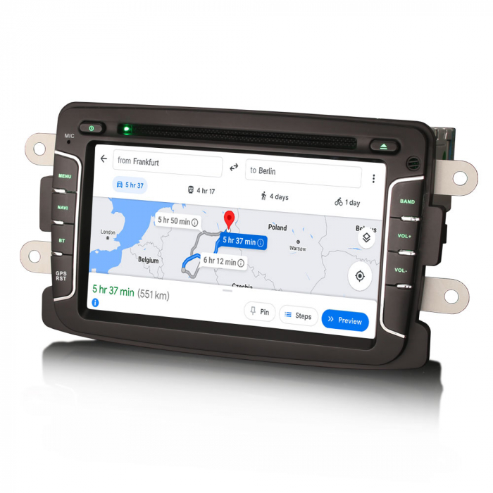 Navigatie auto, Pachet dedicat Renault/Dacia Duster Sandero Logan Lada Xray ,7 inch, Android 11, Octa Core [9]