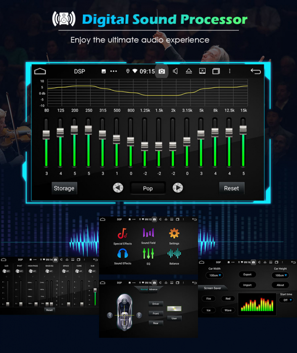 Navigatie auto, Pachet dedicat Renault Fluence Megane Ⅲ, 7 inch,Octa Core, Android 11 [17]