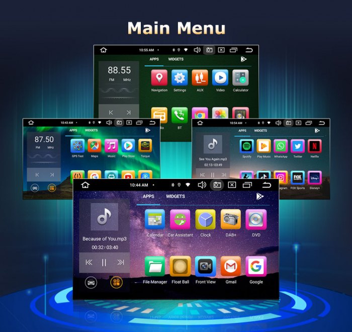 Navigatie auto, Pachet dedicat Renault Megane II (2002-2008), 7 Inch,Android 12 [19]