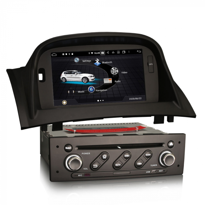 Navigatie auto, Pachet dedicat Renault Megane II, 7 inch,Octa Core, Android 10 [3]