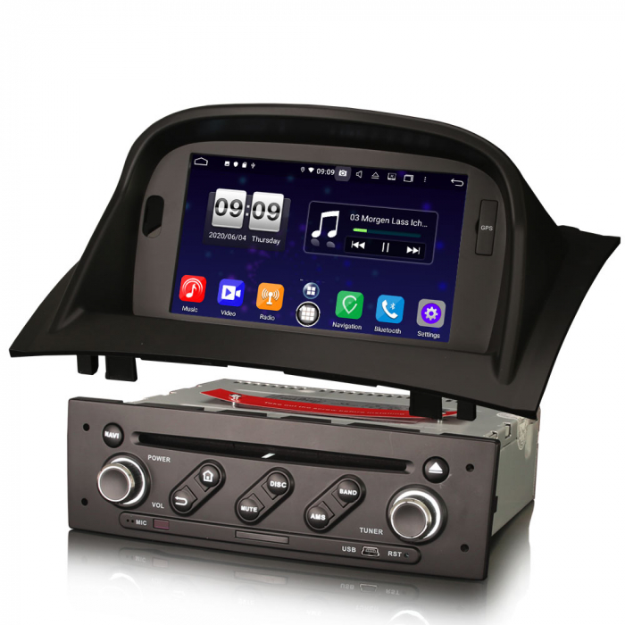 Navigatie auto, Pachet dedicat Renault Megane II, 7 inch,Octa Core, Android 10 [6]