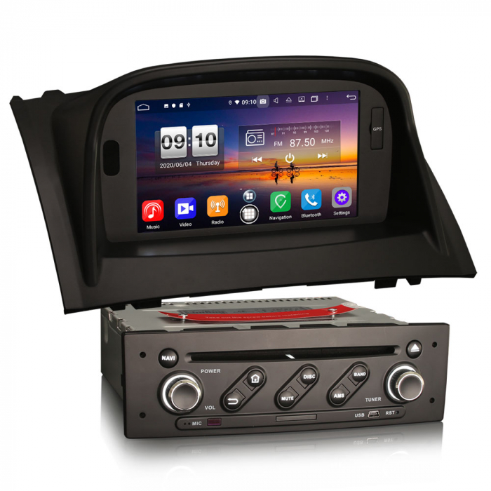Navigatie auto, Pachet dedicat Renault Megane II, 7 inch,Octa Core, Android 10 [9]