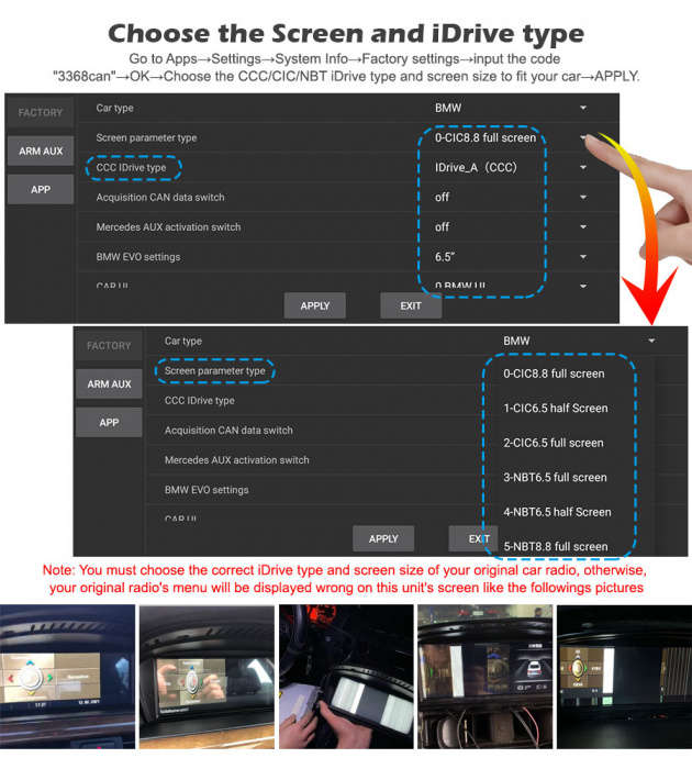Navigatie auto, Pachet dedicat,  Sistem BMW CIC  E90 E91 E92 E93 E60 E61 E63 E64, 8.8 Inch, Android 10, Octa Core [16]