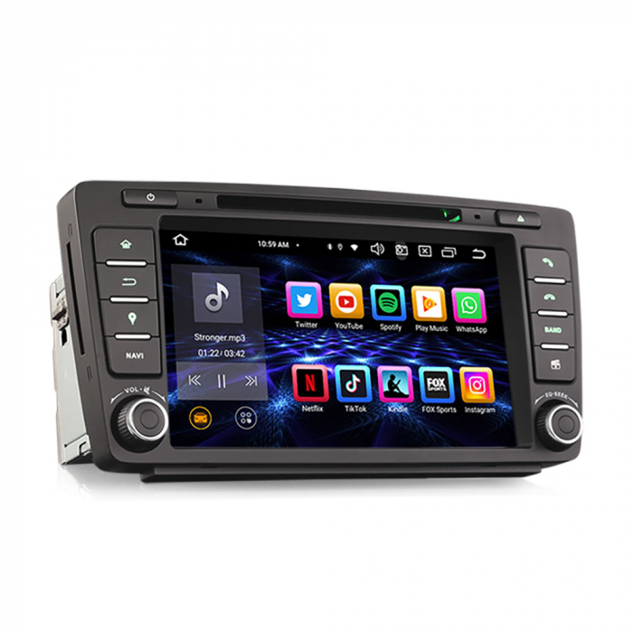 Navigatie auto, Pachet dedicat Skoda Octavia Rapid Roomster Superb Yeti , 8 Inch, Android 13 [2]