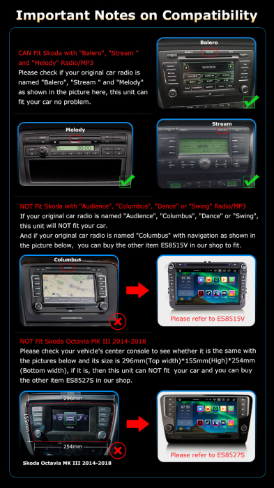 Navigatie auto, Pachet dedicat Skoda Octavia Rapid Roomster Superb Yeti , 8 Inch, Android 13 [12]