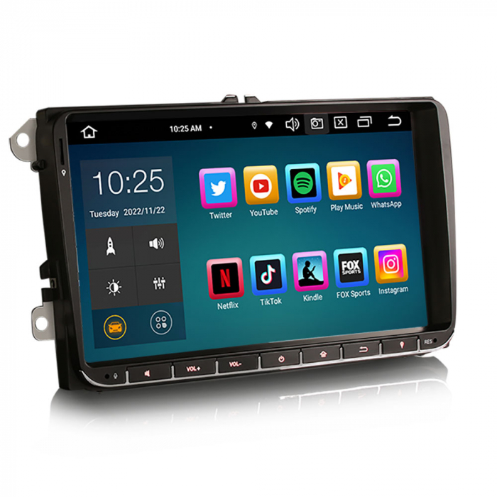 Navigatie auto, Pachet dedicat SKODA Yeti VW Amarok Crafter Caddy Transporter T6, Android 13 [3]