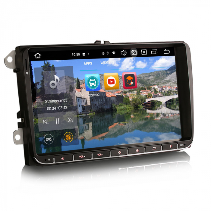 Navigatie auto, Pachet dedicat SKODA Yeti VW Amarok Crafter Caddy Transporter T6, Android 13 [6]