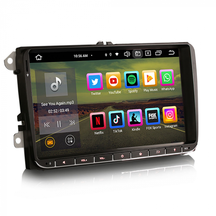 Navigatie auto, Pachet dedicat SKODA Yeti VW Amarok Crafter Caddy Transporter T6, Android 13 [2]