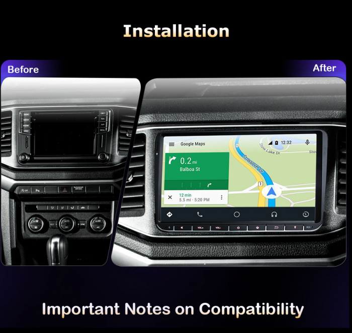 Navigatie auto, Pachet dedicat SKODA Yeti VW Amarok Crafter Caddy Transporter T6, Android 13 [11]