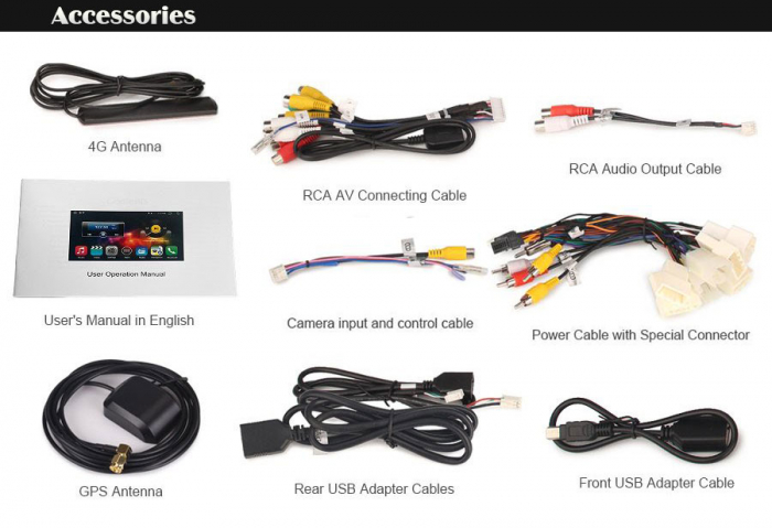 Navigatie auto, Pachet dedicat Toyota AURIS ,7 inch, Android 13, Octa Core [18]