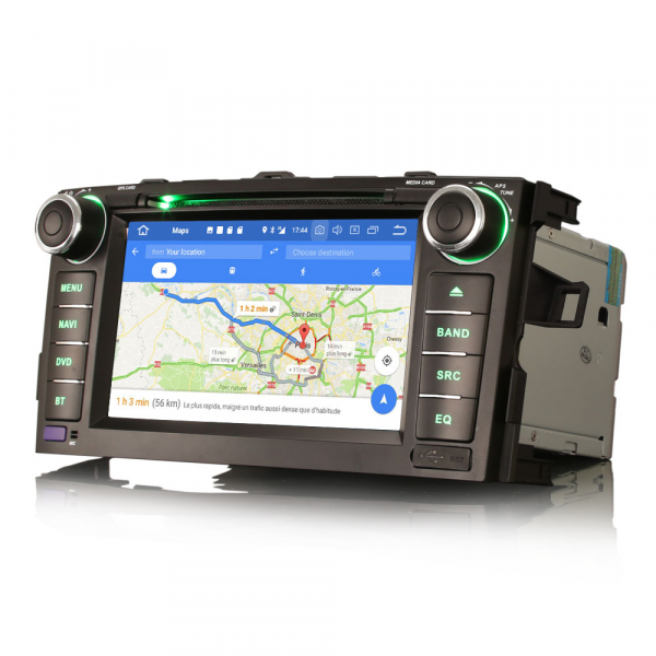 Navigatie auto, Pachet dedicat TOYOTA AURIS COROLLA ALTI,7 inch, Android 10, GPS, WIFI, DAB+,DVD,  2GB RAM, 16GB memorie interna [5]