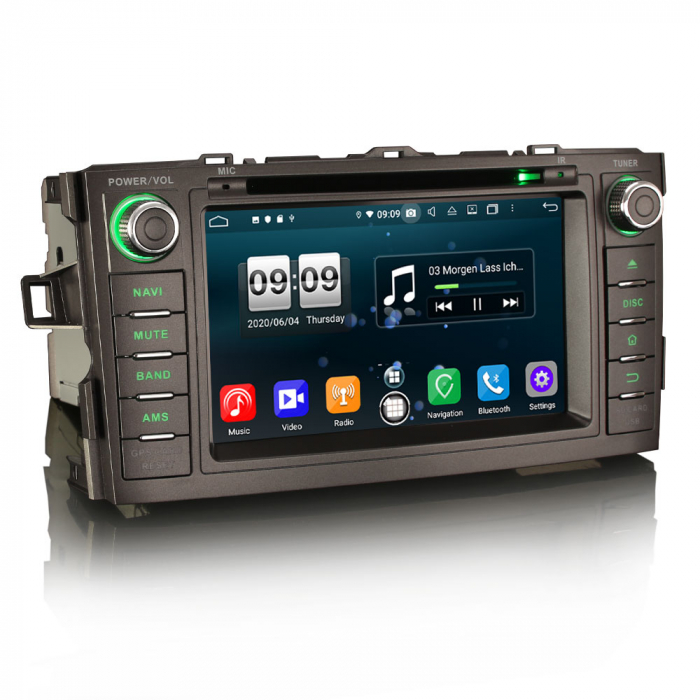 Navigatie auto, Pachet dedicat TOYOTA Corolla Altis AurisI,7 inch, Android 11, Octa Core [6]