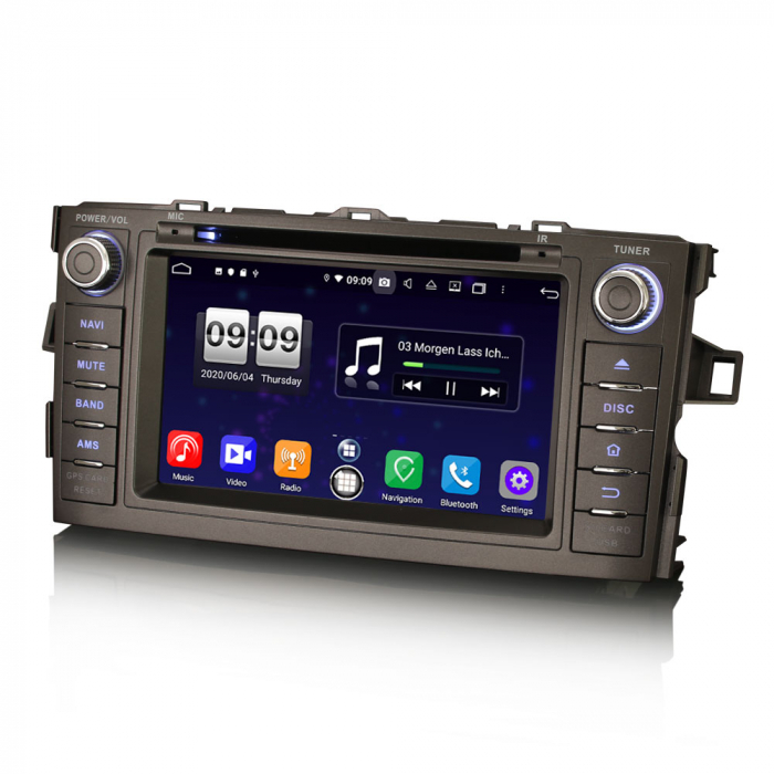 Navigatie auto, Pachet dedicat TOYOTA Corolla Altis AurisI,7 inch, Android 11, Octa Core [8]
