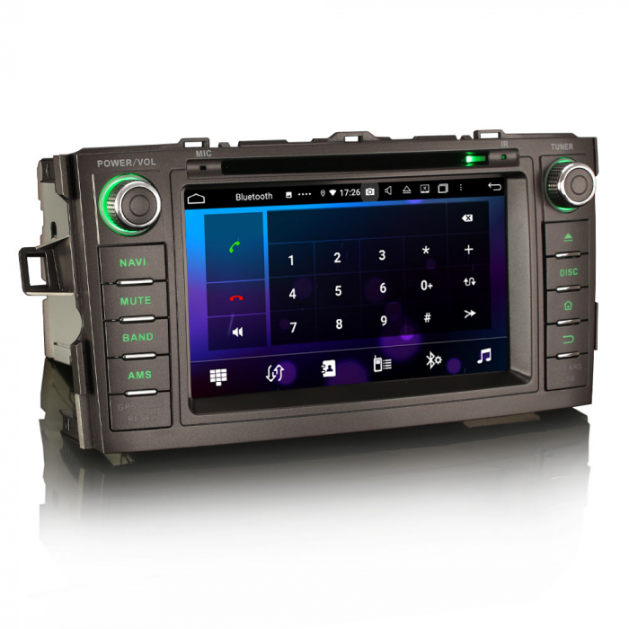 Navigatie auto, Pachet dedicat TOYOTA Corolla Altis AurisI,7 inch, Android 11, Octa Core [2]