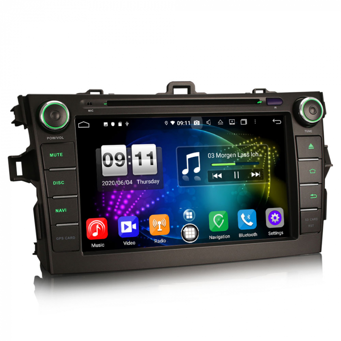 Navigatie auto, Pachet dedicat Toyota COROLLA E140 E150 ,8 inch, Android 11, Octa Core [3]
