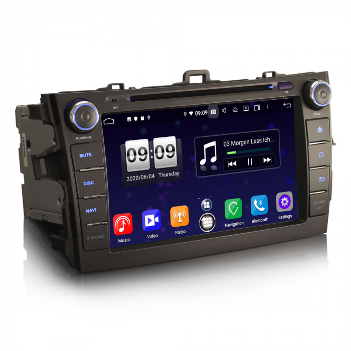 Navigatie auto, Pachet dedicat Toyota COROLLA E140 E150 ,8 inch, Android 11, Octa Core [7]
