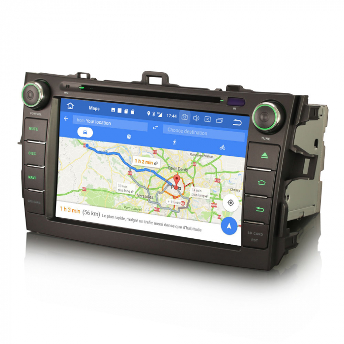 Navigatie auto, Pachet dedicat Toyota COROLLA E140 E150 ,8 inch, Android 11, Octa Core [8]