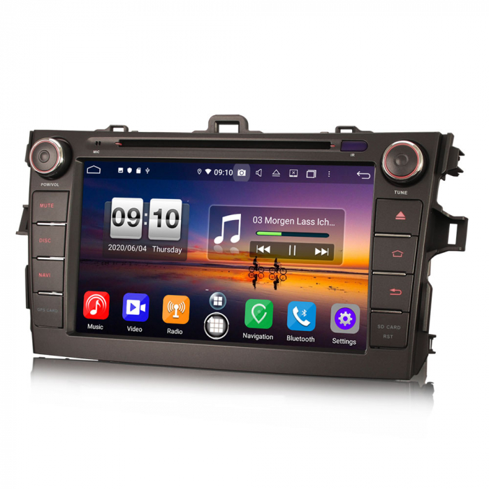 Navigatie auto, Pachet dedicat Toyota COROLLA E140 E150 ,8 inch, Android 11, Octa Core [4]
