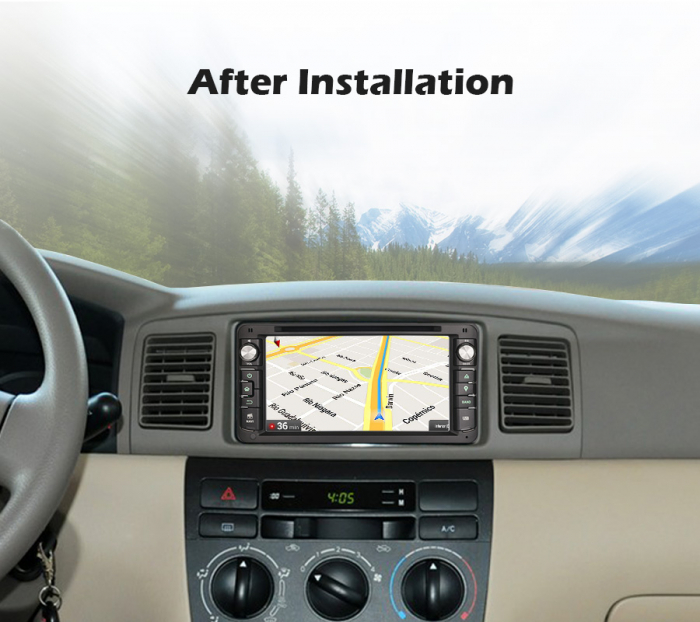 Navigatie auto, Pachet dedicat Toyota Corolla RAV4 Prado Vios Hilux, Android 10, 6.95 inch [11]