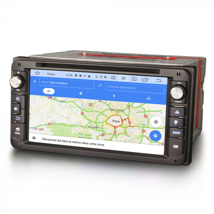 Navigatie auto, Pachet dedicat Toyota Corolla RAV4 Prado Vios Hilux, Android 10, 6.95 inch [7]