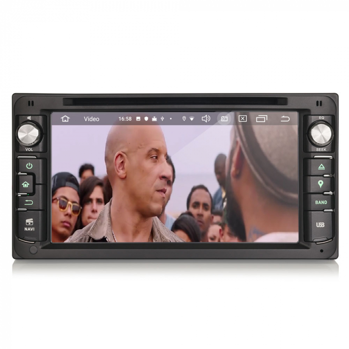 Navigatie auto, Pachet dedicat Toyota Corolla RAV4 Prado Vios Hilux, Android 10, 6.95 inch [6]