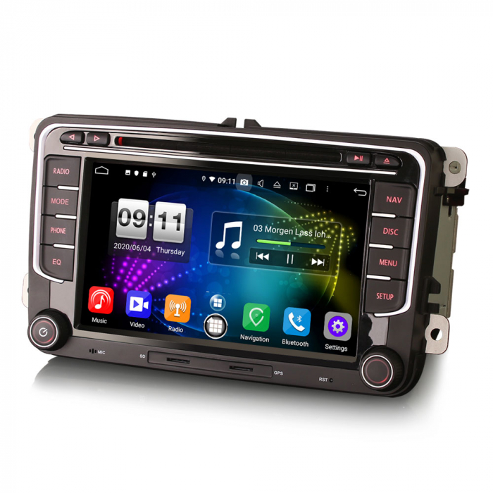 Navigatie auto, Pachet dedicat VW, 7 inch,Octa Core, Android 12 [5]