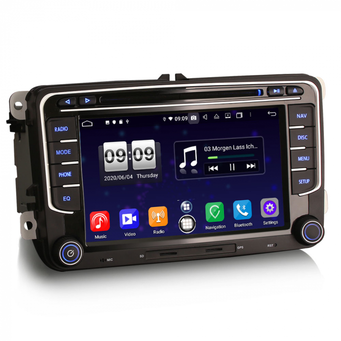 Navigatie auto, Pachet dedicat VW, 7 inch,Octa Core, Android 12 [4]