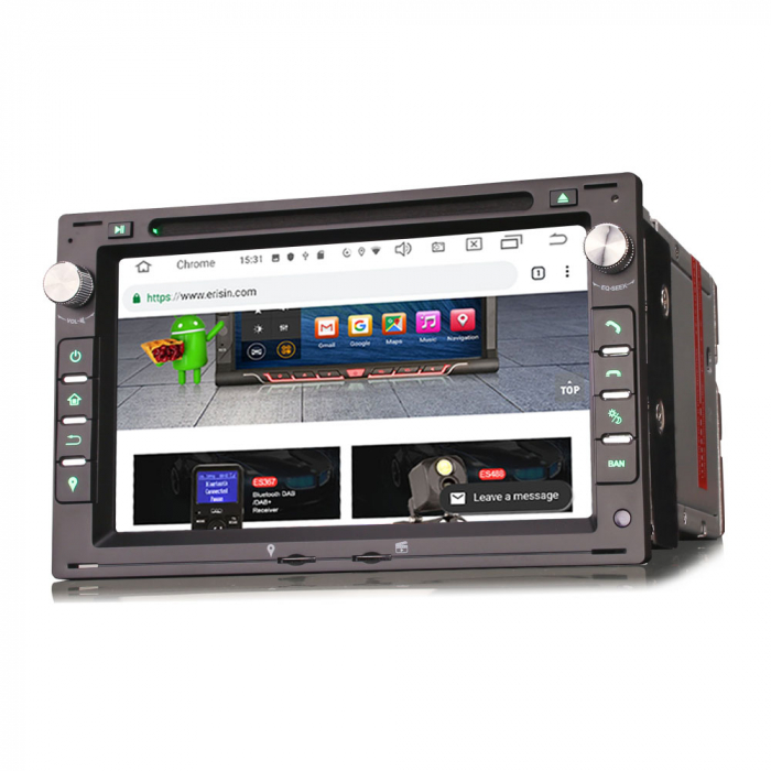 Navigatie auto, Pachet dedicat VW Bora Polo Passat Tiguan T5 Multivan Seat Jetta, Android 11, 7 inch [3]