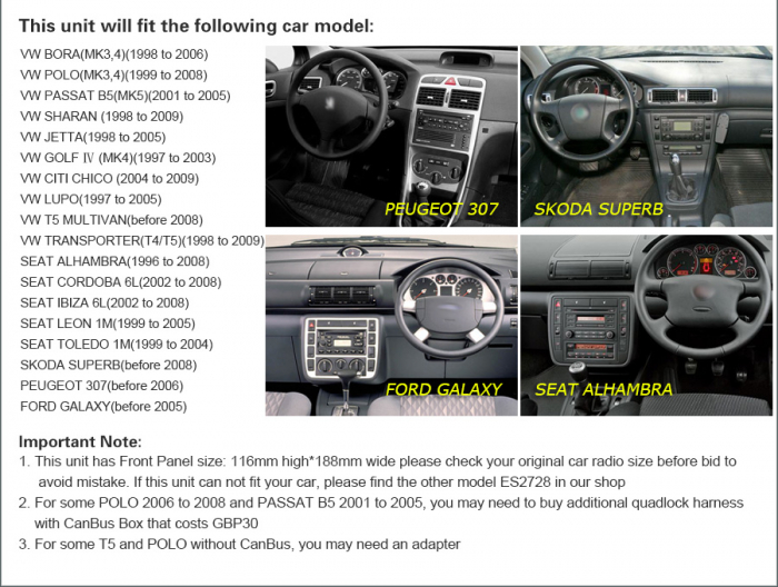 Navigatie auto, Pachet dedicat VW Bora Polo Passat Tiguan T5 Multivan Seat Jetta, Android 11, 7 inch [12]