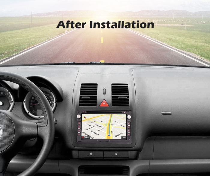 Navigatie auto, Pachet dedicat VW Bora Polo Passat Tiguan T5 Multivan Seat Jetta, Android 11, 7 inch [10]