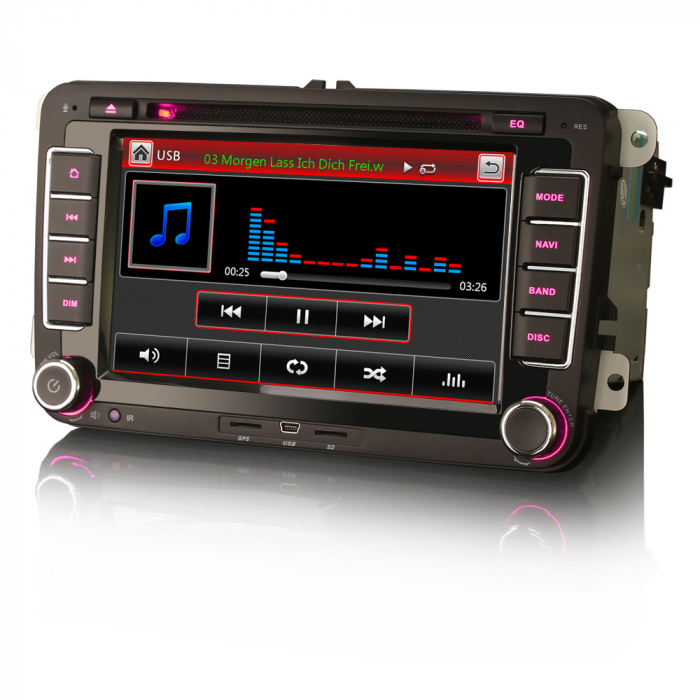 Navigatie auto, Pachet dedicat VW EOS Golf 5/6 Polo Passat Tiguan T5 Multivan Seat [3]