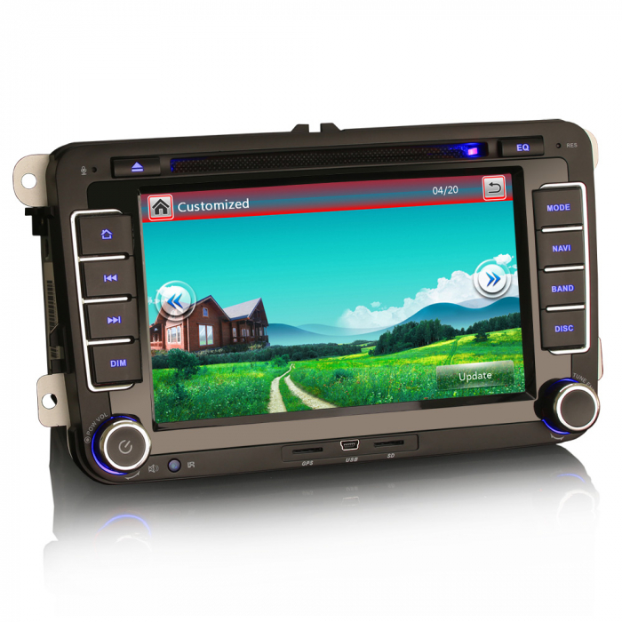 Navigatie auto, Pachet dedicat VW EOS Golf 5/6 Polo Passat Tiguan T5 Multivan Seat [5]