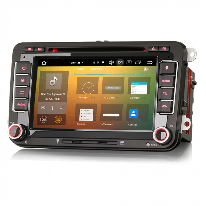Navigatie auto, Pachet dedicat VW Golf Passat Tiguan Polo Eos Seat Skoda, Android 13 [8]