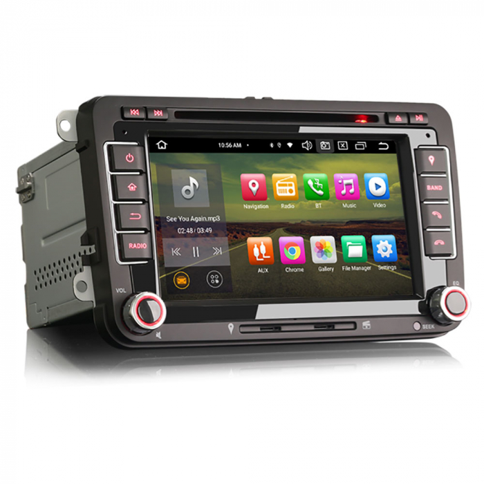 Navigatie auto, Pachet dedicat VW Golf Passat Tiguan Polo Eos Seat Skoda, Android 13 [3]